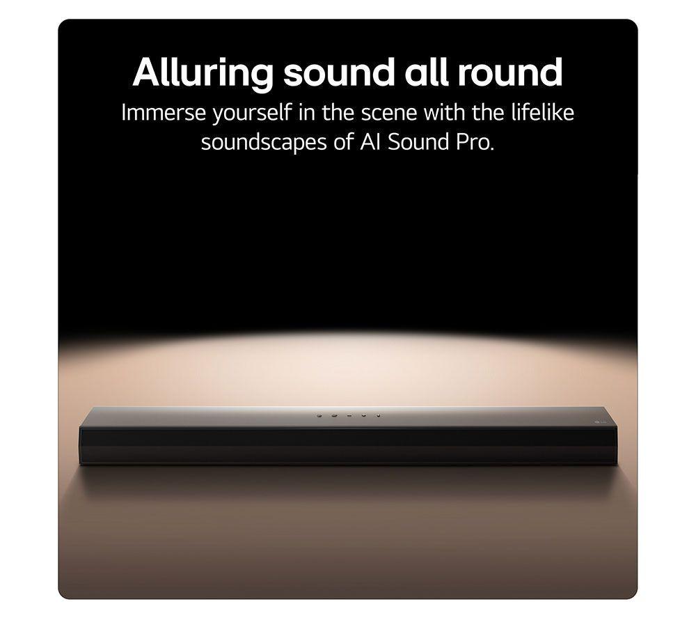 LG G6 48" OLED AI 4K HDR Smart TV 2026 (Stand Version) & US60TR 5.1 Wireless Sound Bar Bundle image number 11 of 13