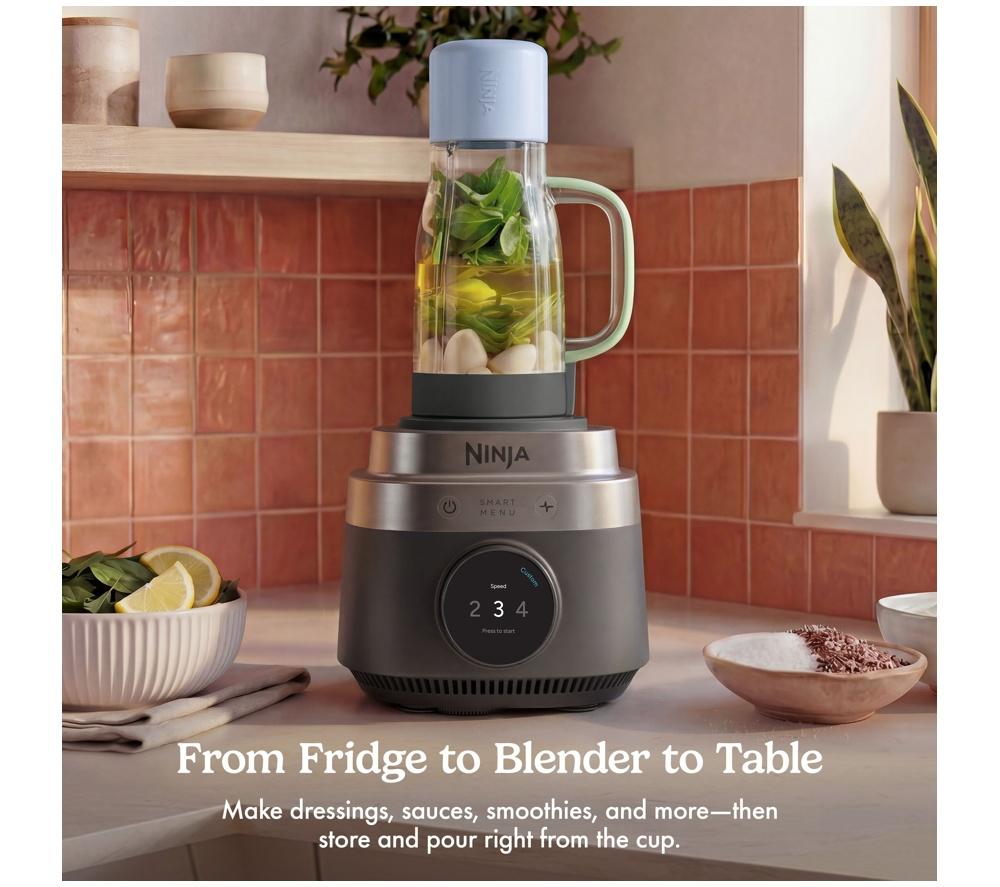 NINJA CrushBOSS LB401UKBK 3-in-1 Kitchen System with Food Processor & Tumbler - Onyx image number 4 of 10