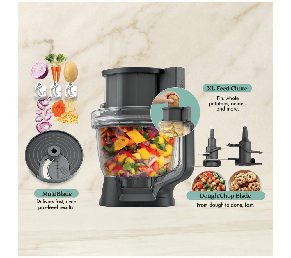 NINJA CrushBOSS LB401UKBK 3-in-1 Kitchen System with Food Processor & Tumbler - Onyx image number 8 of 10