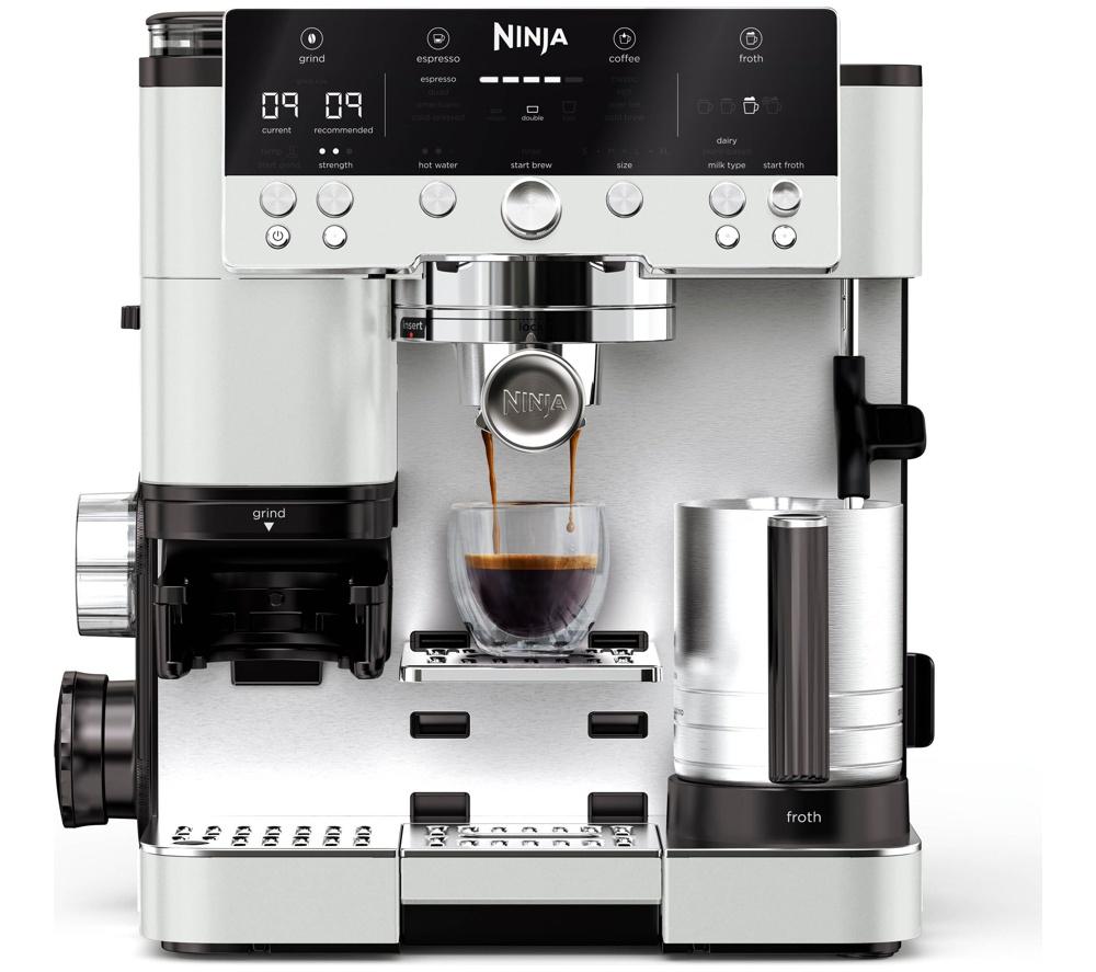 Ninja Luxe Café Premier Plus Series Espresso Coffee Machine In Oat White | ES655UKWH | By Sharkninja - Image 2