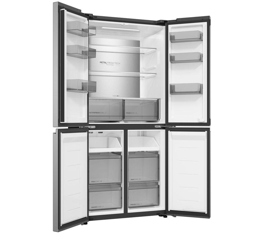 HAIER Cube Series 5 HCR58S18DNMM American-Style Smart Fridge Freezer - Inox image number 3 of 7