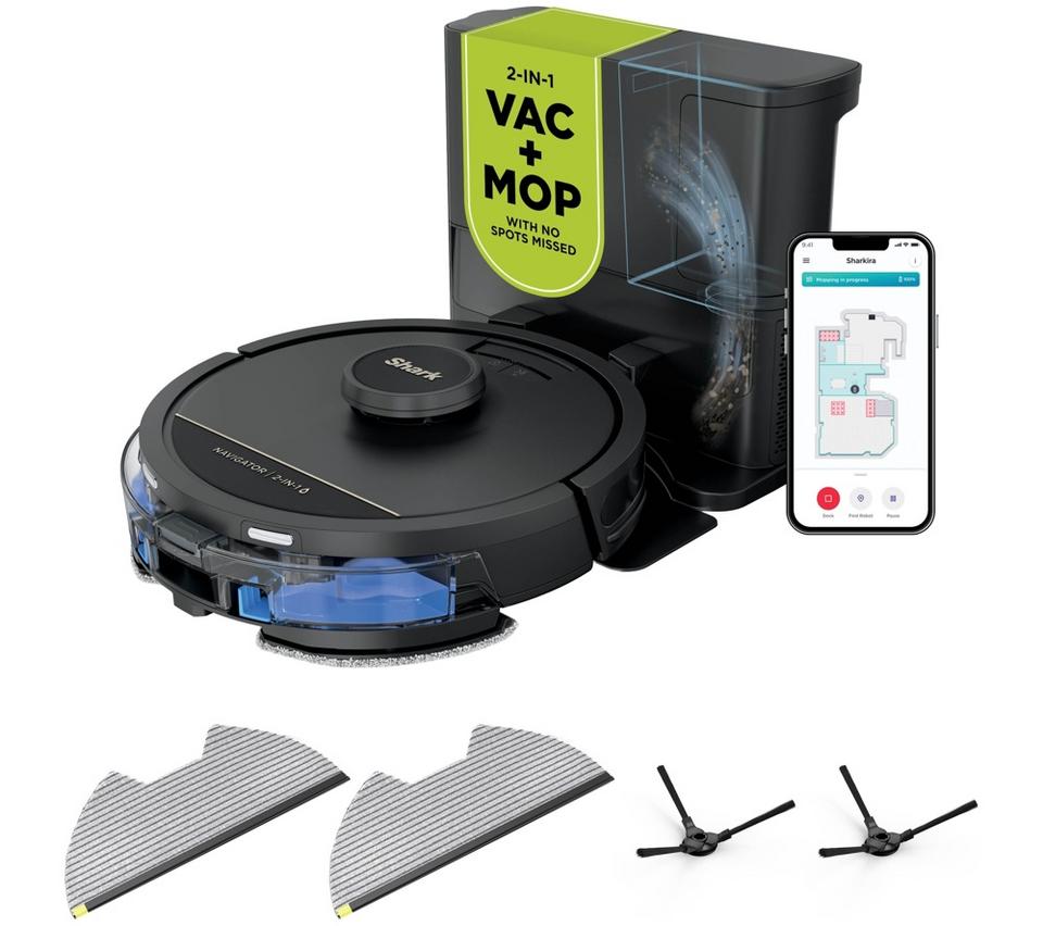 SHARK Navigator RVA120E2UK 2-in-1 Robot Vacuum Cleaner - Black