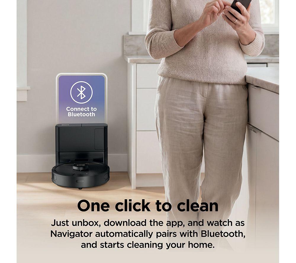 SHARK Navigator RVA120E2UK 2-in-1 Robot Vacuum Cleaner - Black image number 5 of 12