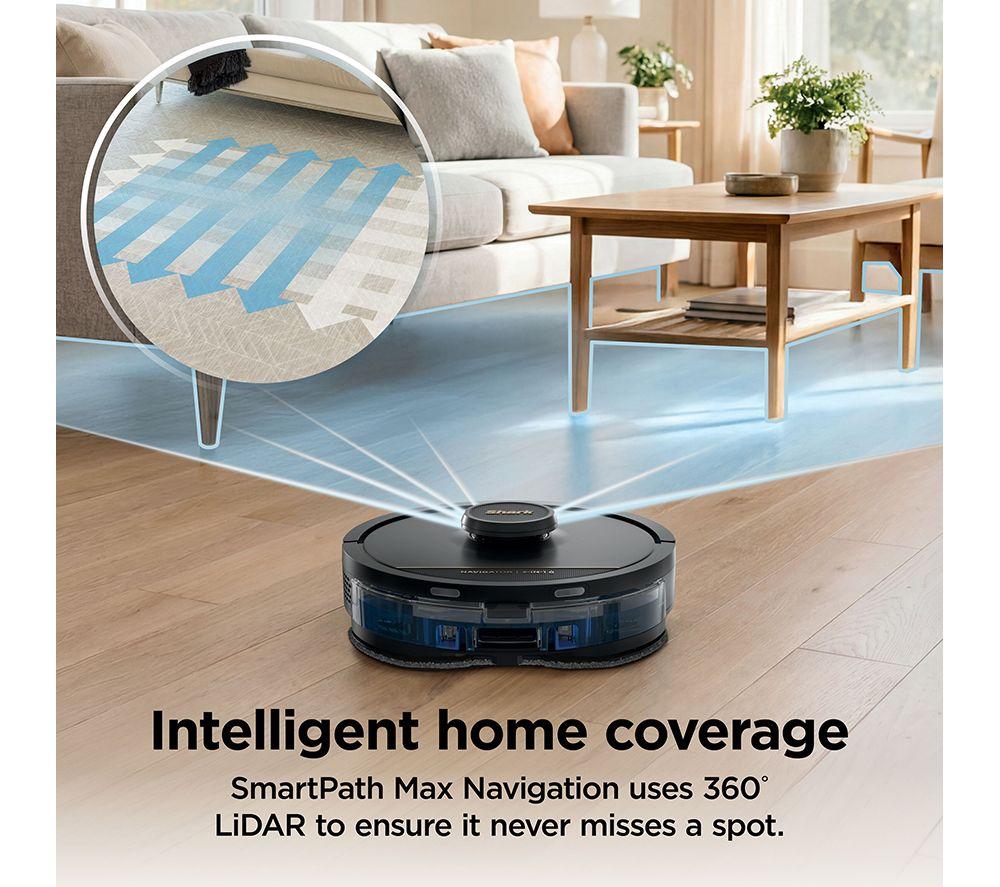 SHARK Navigator RVA120E2UK 2-in-1 Robot Vacuum Cleaner - Black image number 9 of 12