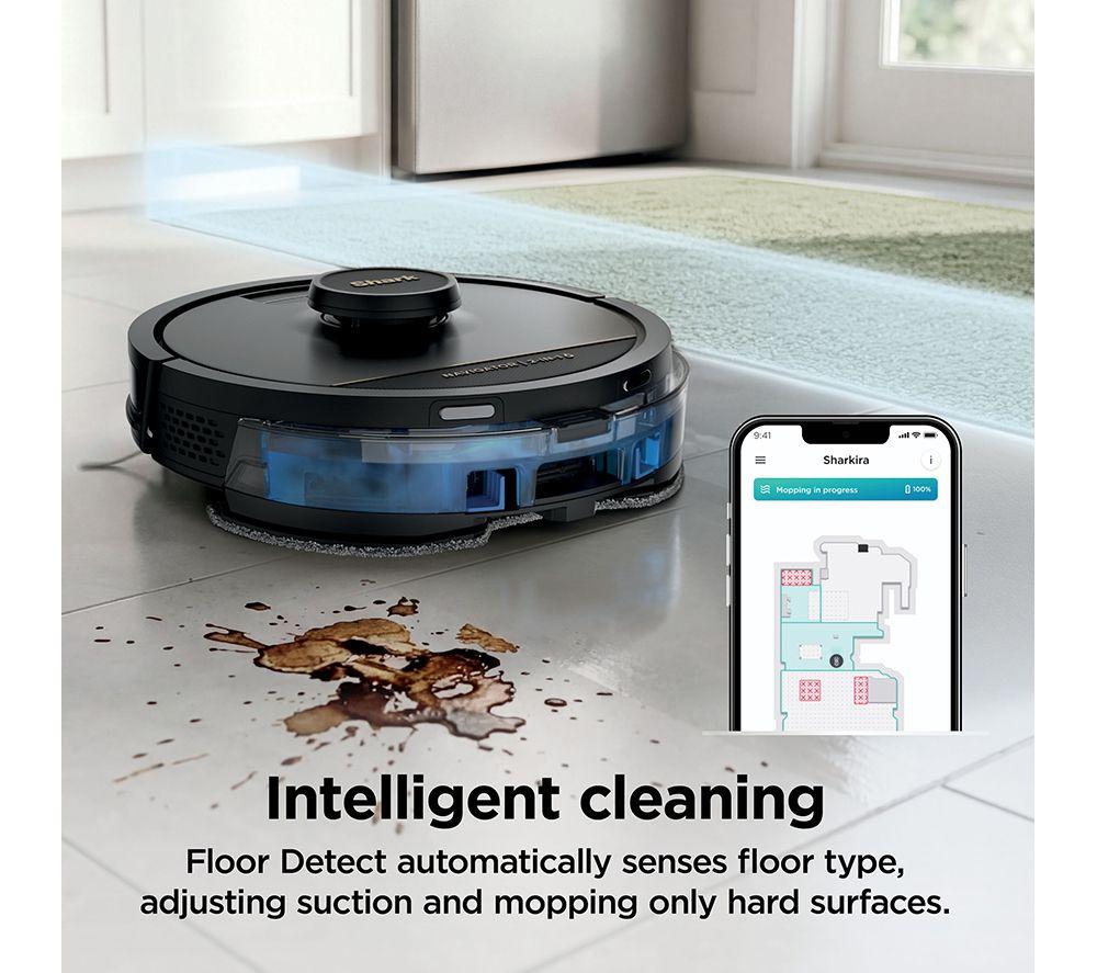 SHARK Navigator RVA120E2UK 2-in-1 Robot Vacuum Cleaner - Black image number 10 of 12