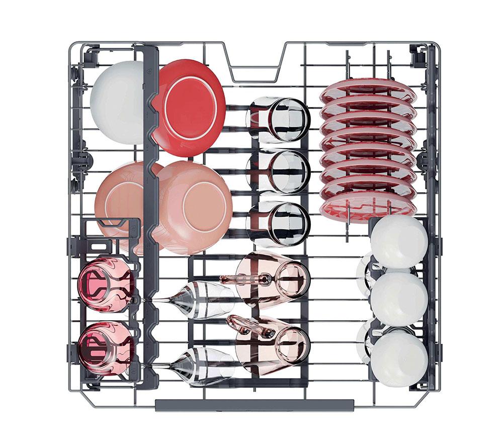 HOOVER HI 6B2F3STA-80 Full-size Fully Integrated WiFi-enabled Dishwasher image number 12 of 16