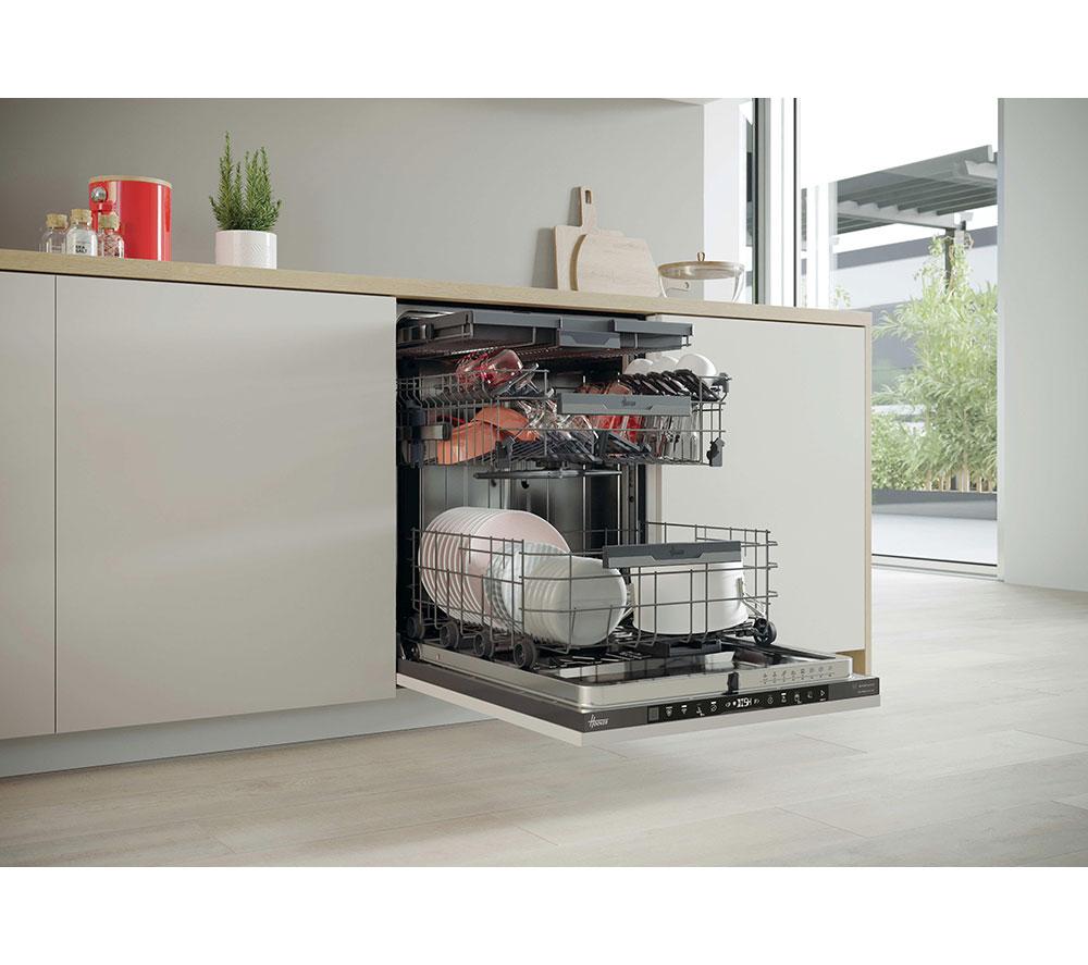 HOOVER HI 6B2F3STA-80 Full-size Fully Integrated WiFi-enabled Dishwasher image number 14 of 16