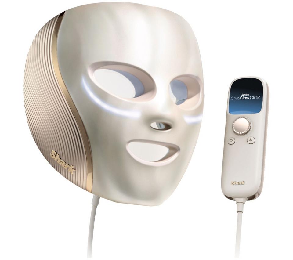 SHARK FW425UKGD1 CryoGlow Clinic LED Face Mask - White Gold