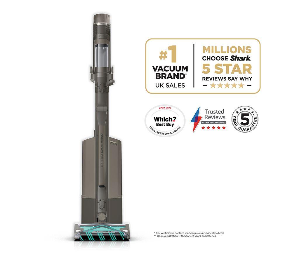 SHARK PowerDetect Clean & Empty Pet Pro IP3254UKT Cordless Vacuum Cleaner - Caf&eacute; Noir image number 11 of 17