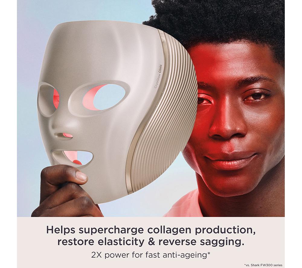 SHARK FW575UKGD1 CryoGlow Clinic LED Face + Body System - White Gold image number 3 of 10
