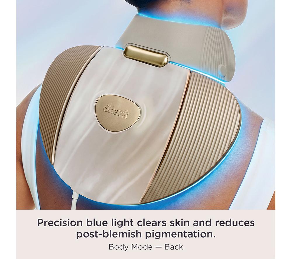 SHARK FW575UKGD1 CryoGlow Clinic LED Face + Body System - White Gold image number 7 of 10