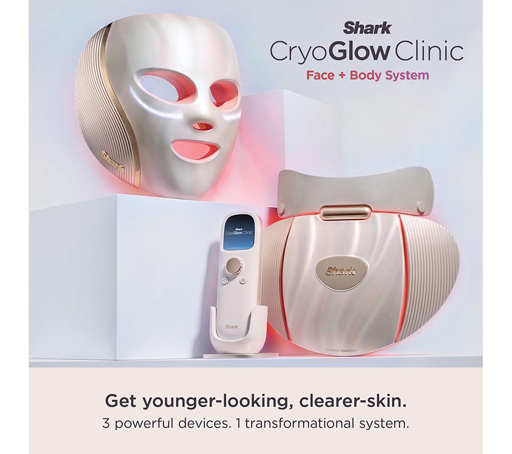 SHARK FW575UKGD1 CryoGlow Clinic LED Face + Body System - White Gold image number 10 of 10