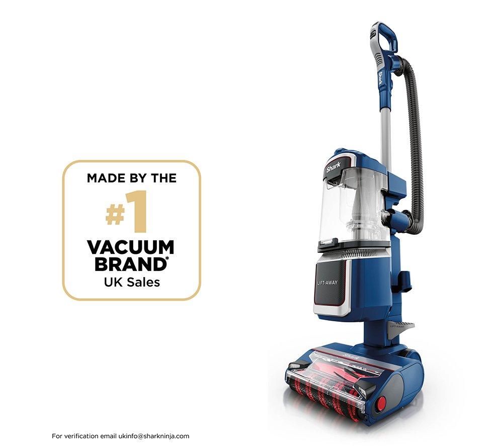 SHARK DuoClean Lift-Away LA400UKT Upright Bagless Vacuum Cleaner - Navy & Silver image number 2 of 10
