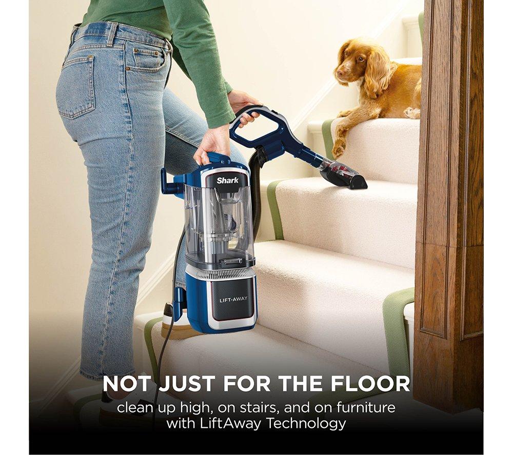 SHARK DuoClean Lift-Away LA400UKT Upright Bagless Vacuum Cleaner - Navy & Silver image number 5 of 10