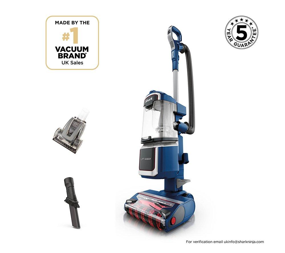 SHARK DuoClean Lift-Away LA400UKT Upright Bagless Vacuum Cleaner - Navy & Silver image number 10 of 10