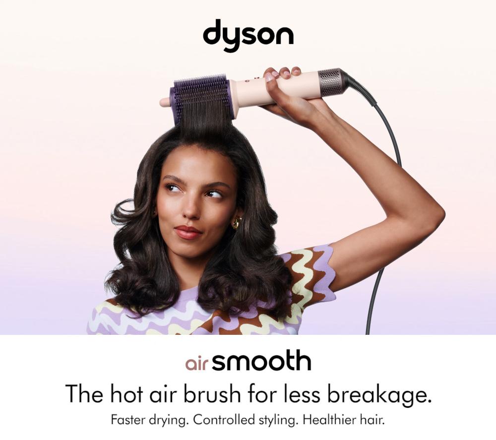 DYSON Airsmooth Styling Brush - Ceramic Pink & Rose Gold image number 5 of 10