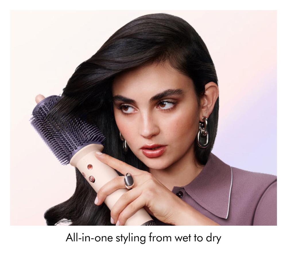 DYSON Airsmooth Styling Brush - Ceramic Pink & Rose Gold image number 6 of 10