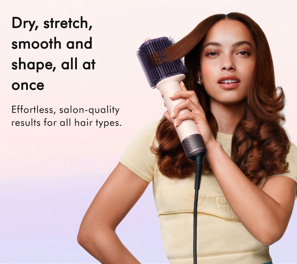DYSON Airsmooth Styling Brush - Ceramic Pink & Rose Gold image number 7 of 10