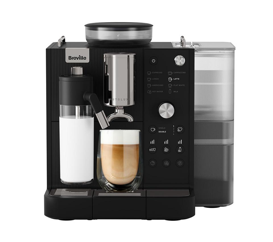 BREVILLE AutoLuxe VCF195 Full Auto Bean to Cup Espresso Machine - Black