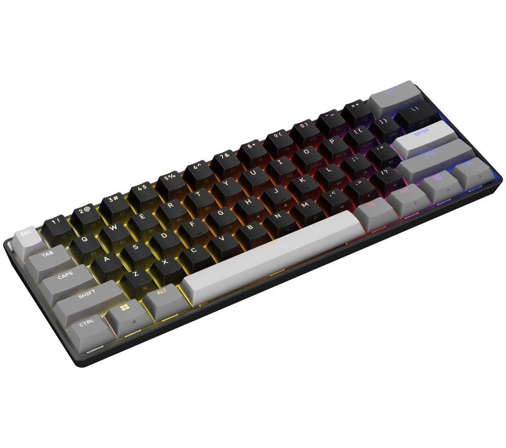 CORSAIR Clipper Pro Mini 60 Hall Effect Gaming Keyboard - Black image number 3 of 9