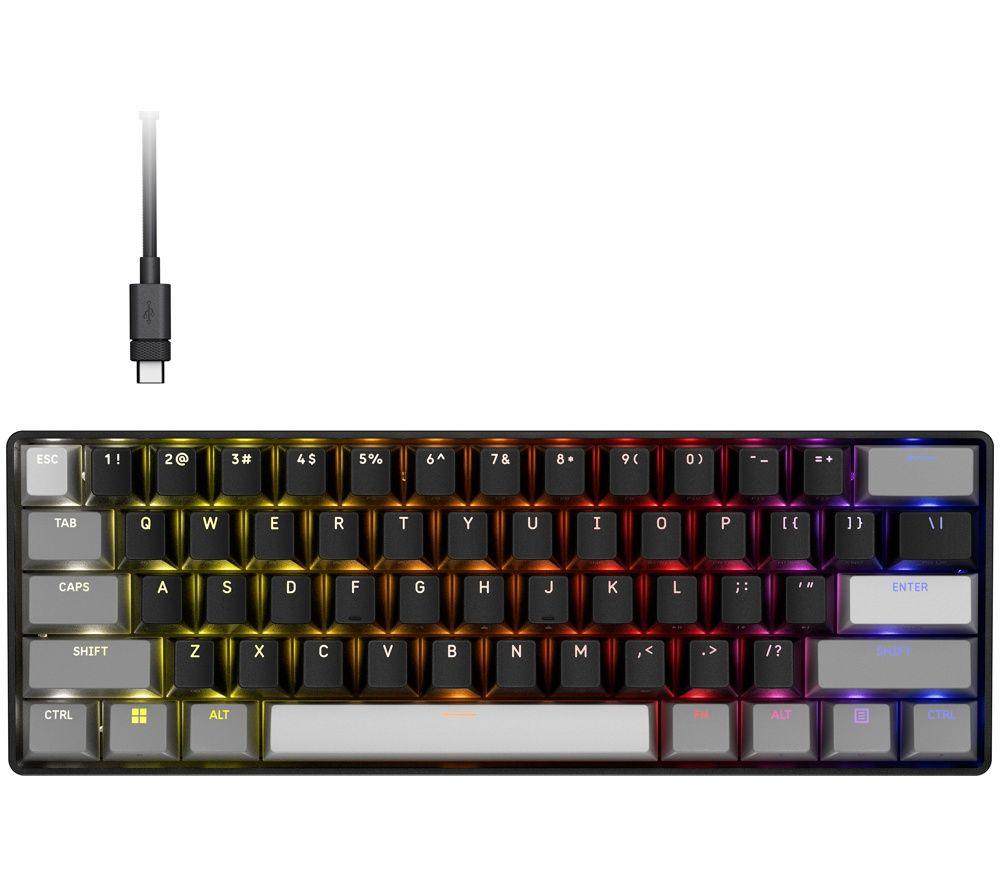 CORSAIR Clipper Pro Mini 60 Hall Effect Gaming Keyboard - Black image number 7 of 9