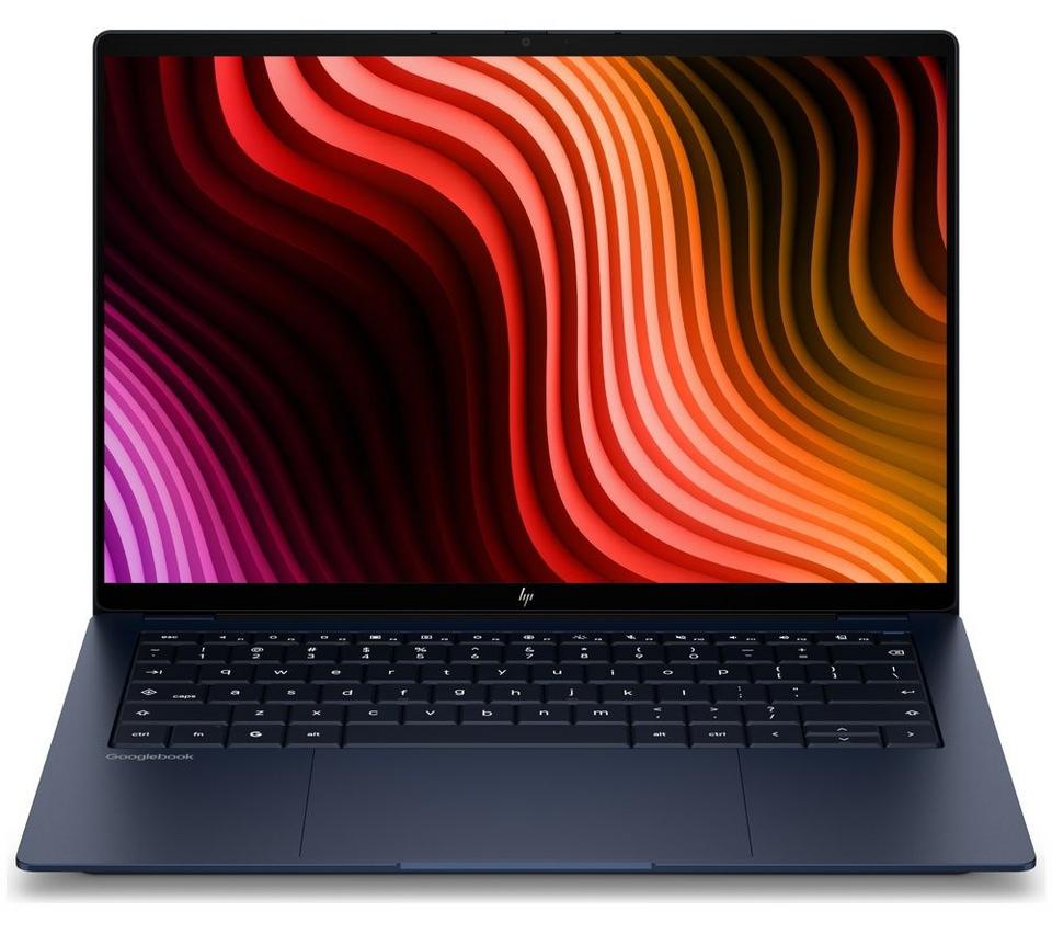 HP Googlebook 14 - Snapdragon X Elite, 512 GB SSD, Atmospheric Blue