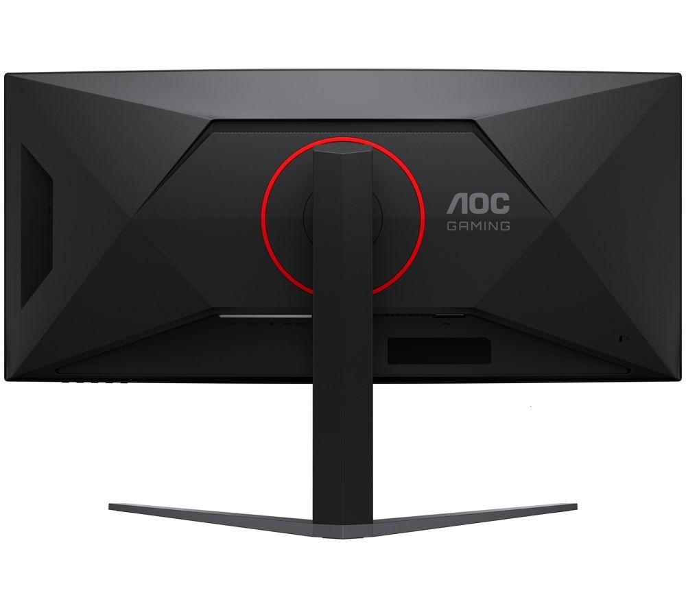 AOC CU34G4ZCA Wide Quad HD 34" Curved VA WLED Gaming Monitor - Black image number 2 of 3