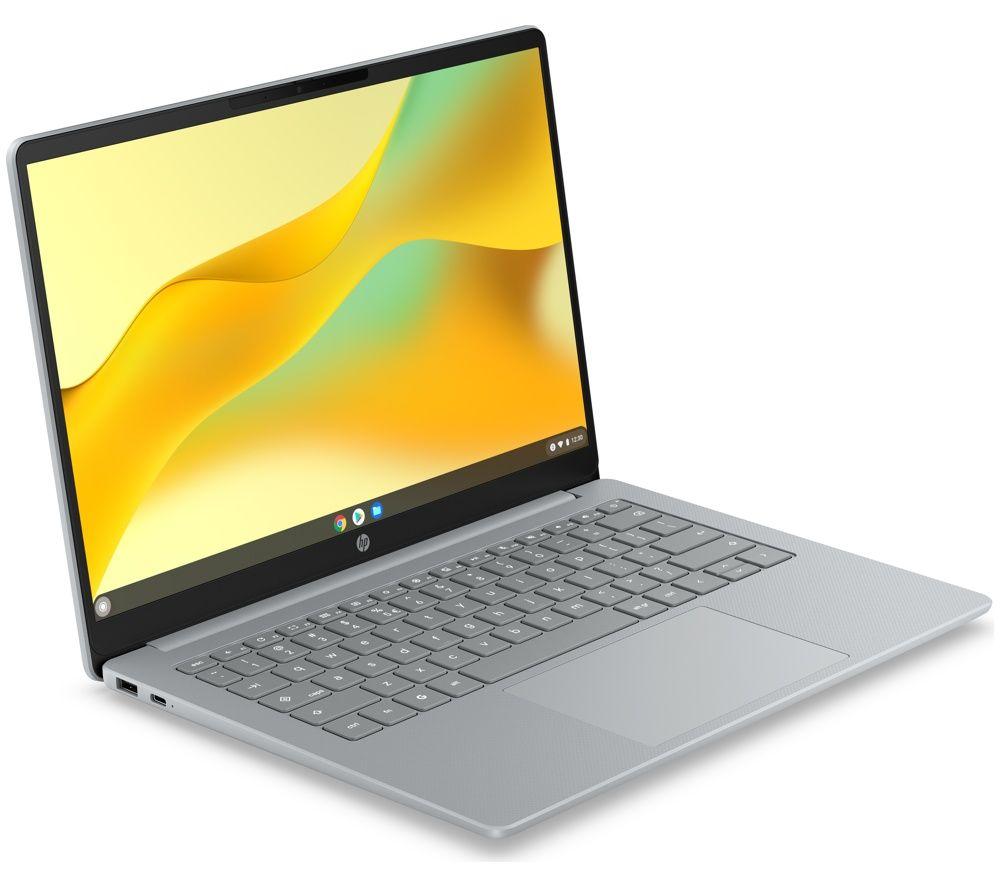 HP 14a-nk0004nax 14" Chromebook - Intel&reg; N150, 64 GB eMMC, Grey image number 2 of 4