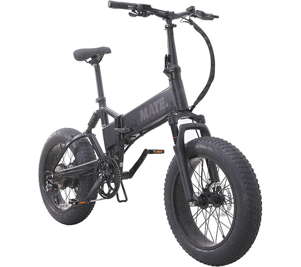 MATE X Evo Electric Folding Bike - Subdued Black image number 2 of 3