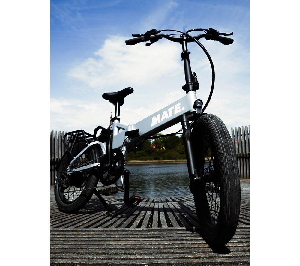 MATE Fusion Electric Folding Bike - Silver Comet image number 3 of 3