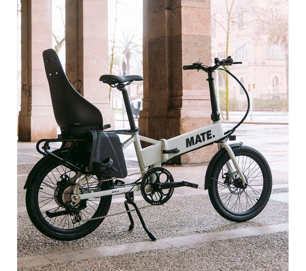 MATE Go+ Electric Folding Bike - Cloud Mist image number 2 of 3