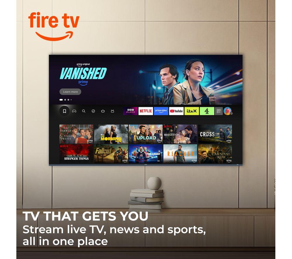 HAIER S80 75" QLED 4K HDR Smart Fire TV with Freely - H75S80GUF image number 6 of 6