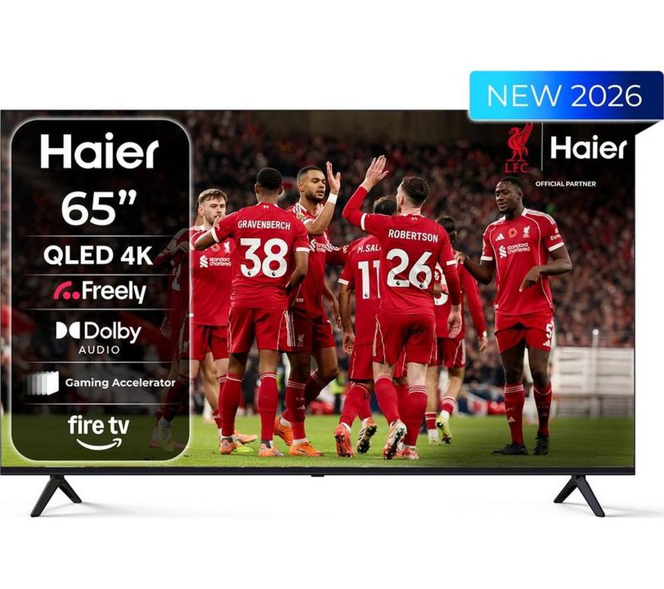 HAIER S80G 65" QLED 4K HDR Smart Fire TV with Freely - H65S80GUF