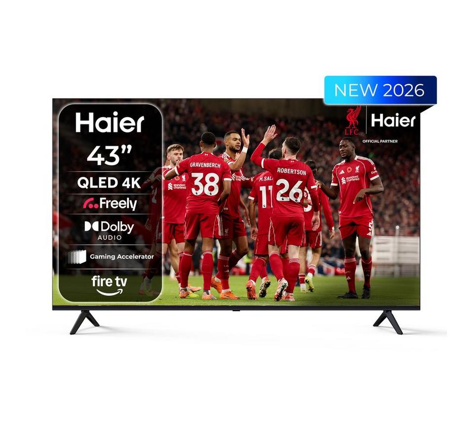HAIER S80G 43" QLED 4K HDR Smart Fire TV with Freely - H43S80GUF
