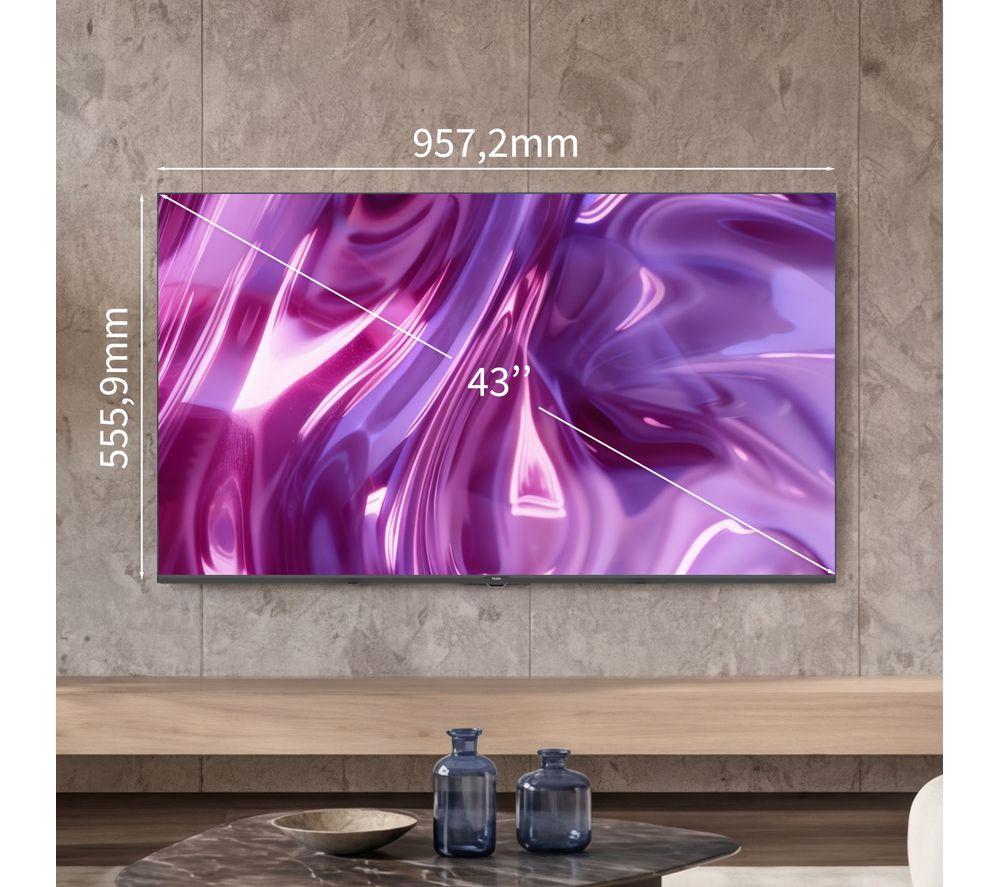 HAIER S80G 43" QLED 4K HDR Smart Fire TV with Freely - H43S80GUF image number 2 of 5