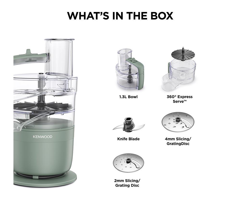 KENWOOD FDP23.140GR Multipro Go Food Processor - Eucalyptus Green image number 7 of 8