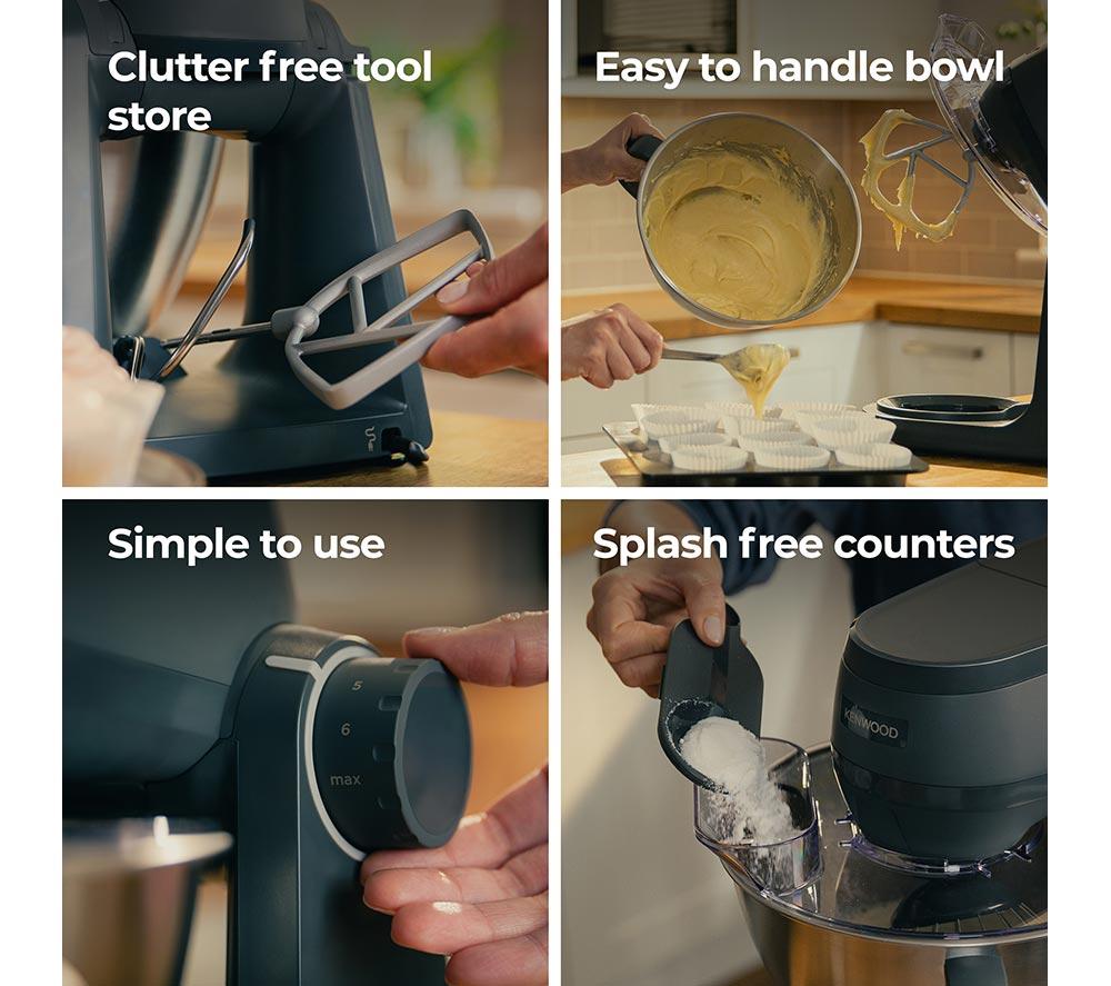KENWOOD Multitasker KHC30.070GY Stand Mixer - Grey image number 3 of 6