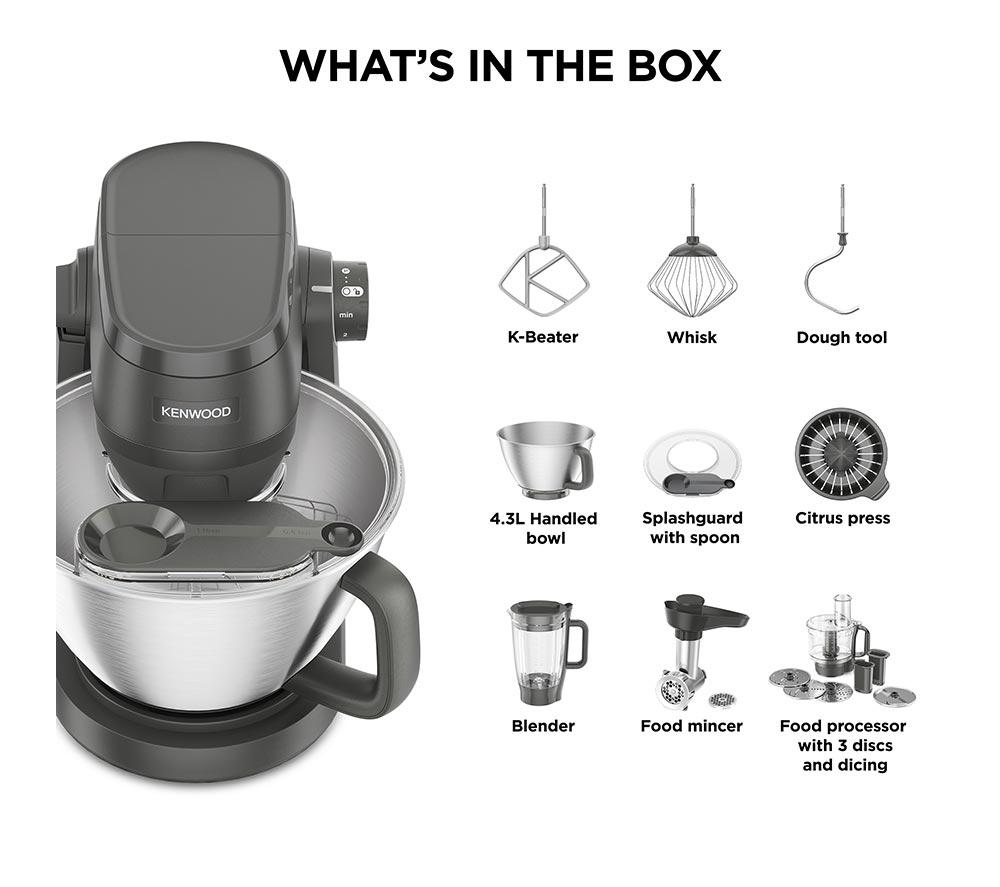 KENWOOD Multitasker KHC30.070GY Stand Mixer - Grey image number 6 of 6