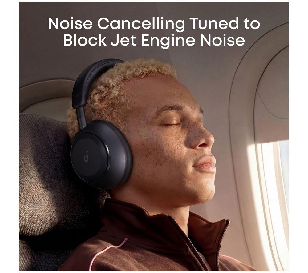 SOUNDCORE Space 2 Wireless Bluetooth Noise-Cancelling Headphones - Black image number 5 of 6