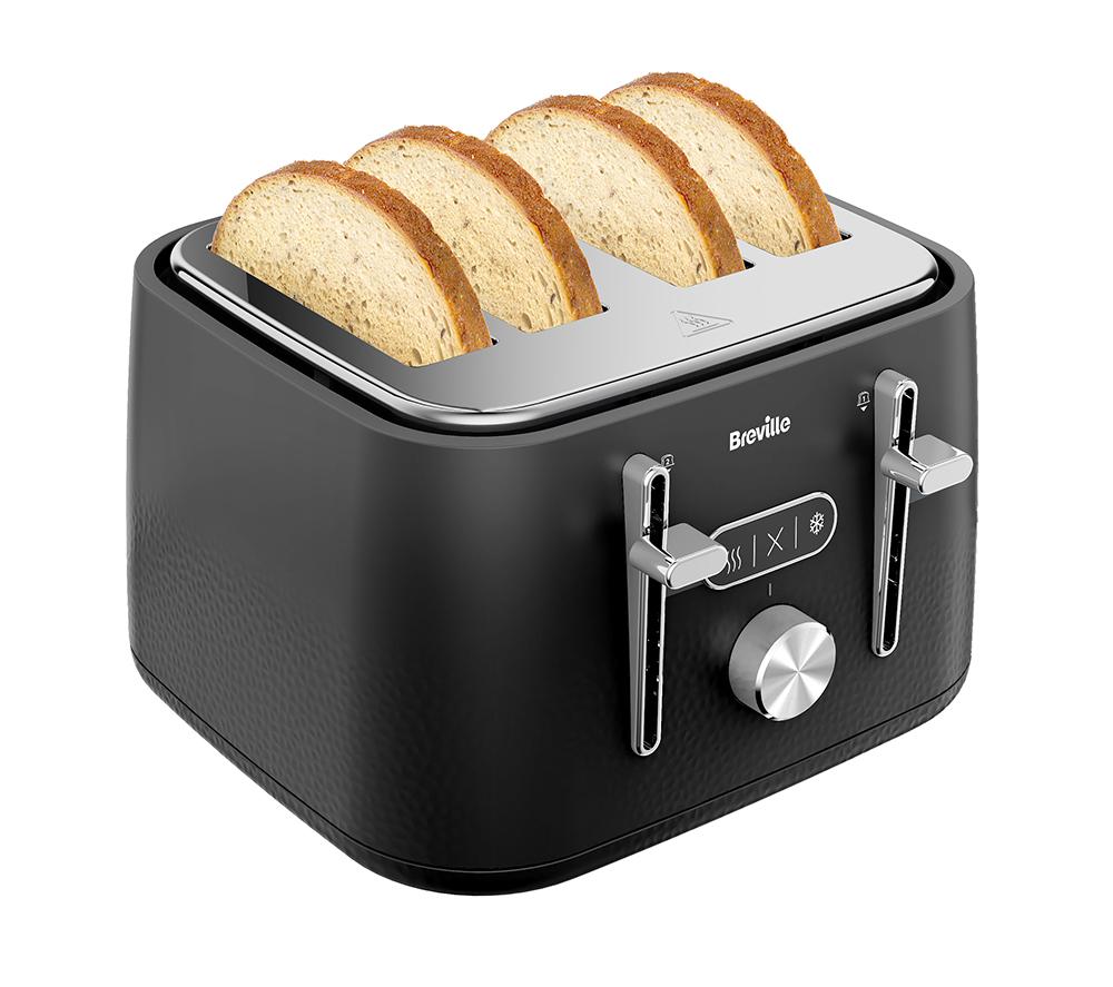BREVILLE Cobolt VTR043 4-Slice Toaster - Black image number 2 of 6