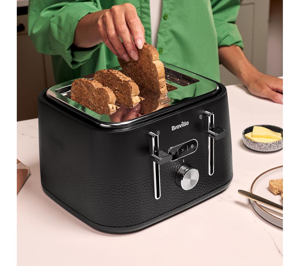 BREVILLE Cobolt VTR043 4-Slice Toaster - Black image number 4 of 6