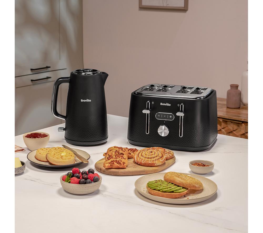 BREVILLE Cobolt VTR043 4-Slice Toaster - Black image number 5 of 6