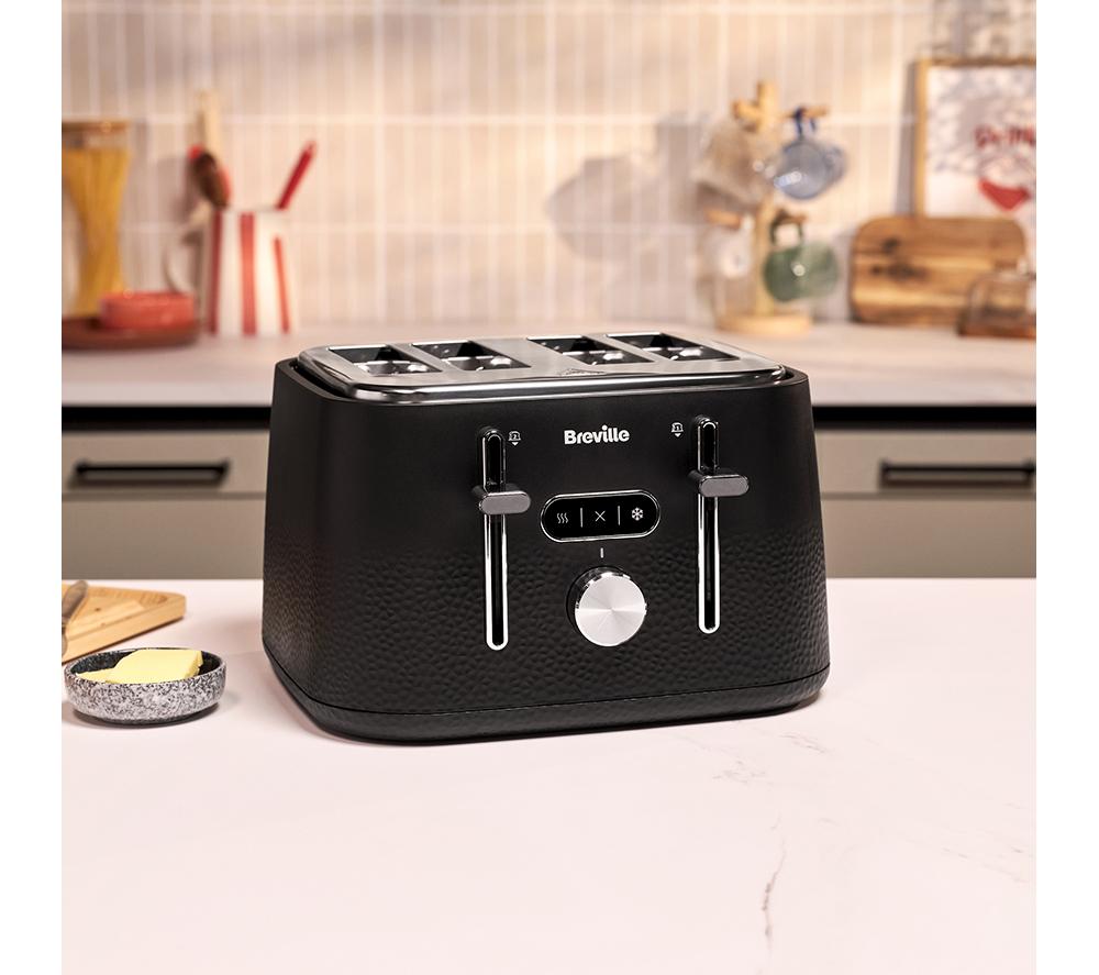 BREVILLE Cobolt VTR043 4-Slice Toaster - Black image number 6 of 6