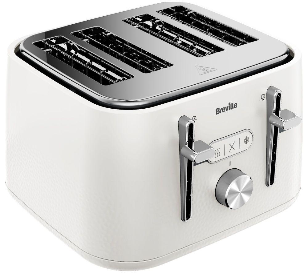 BREVILLE Cobolt VTR043 4-Slice Toaster - White image number 2 of 5