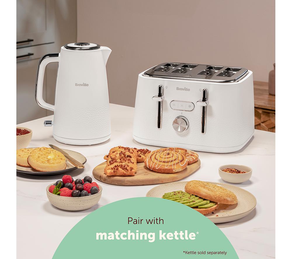 BREVILLE BREVILLE Cobolt VTR066 4-Slice Toaster - White image number 8 of 8