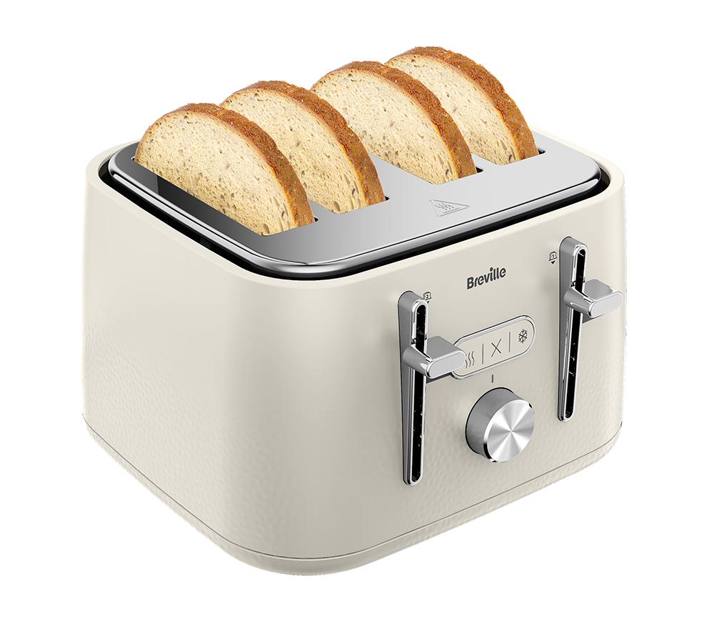 BREVILLE Cobolt VTR044 4-Slice Toaster - Oatmilk image number 2 of 5