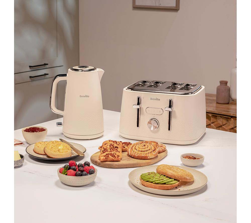 BREVILLE Cobolt VTR044 4-Slice Toaster - Oatmilk image number 5 of 5