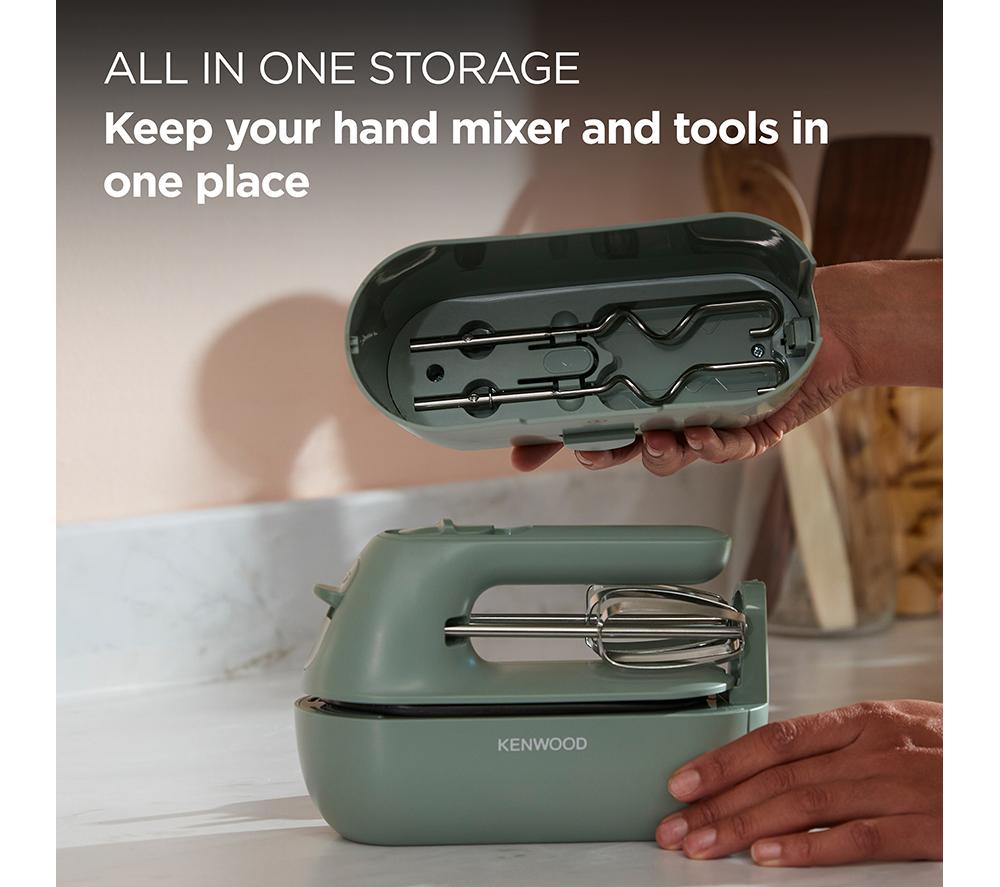 KENWOOD Quickmix Go HMP40.000.GR Hand Mixer - Eucalyptus Green image number 2 of 8