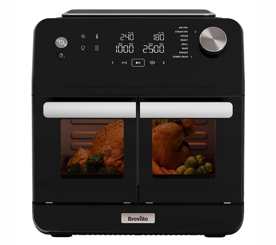 BREVILLE Halo Flexi Steam VDF135 Air Fryer - Black
