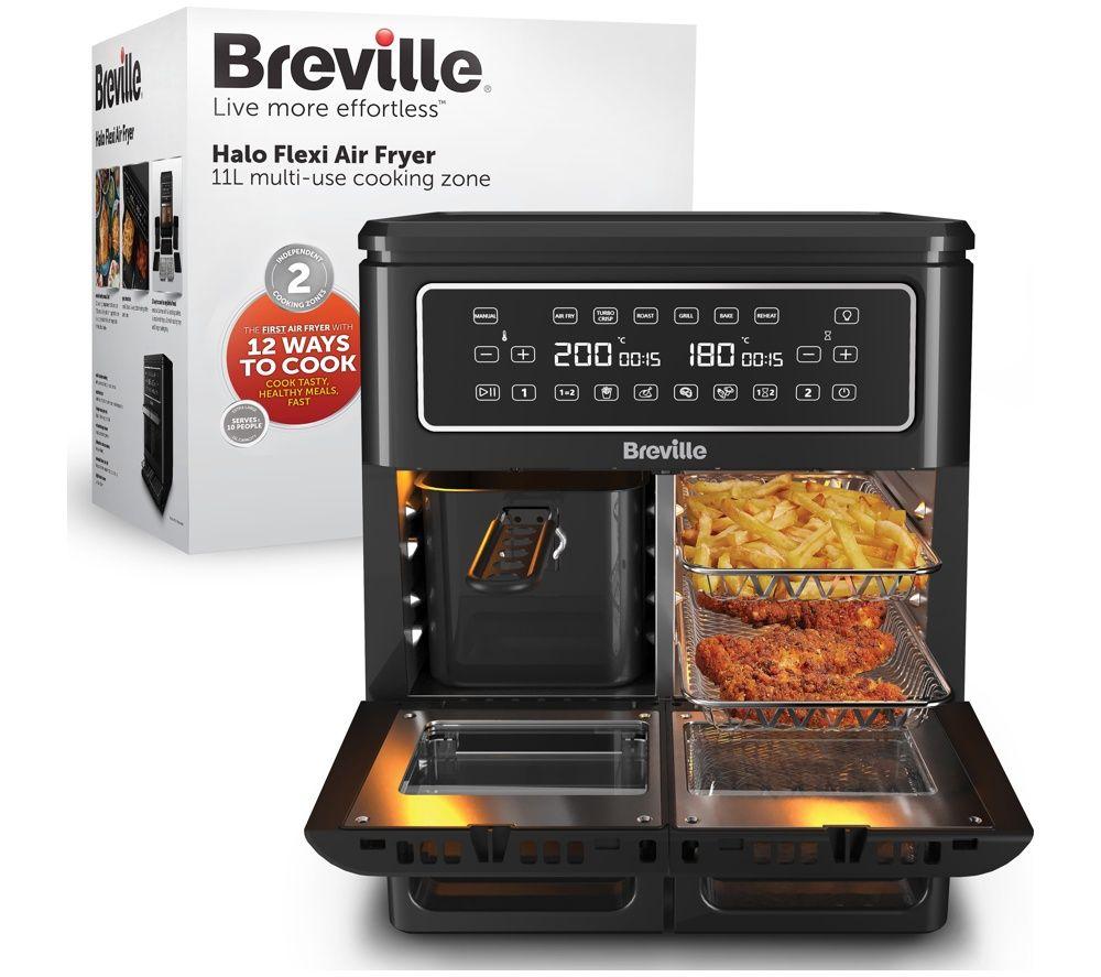 BREVILLE Halo Flexi VDF130 Air Fryer - Black image number 3 of 4